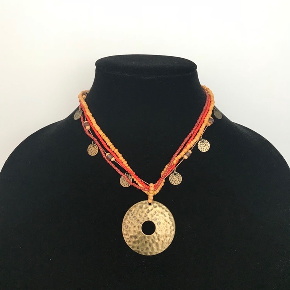 Jewelry - Brass Pendent Necklace